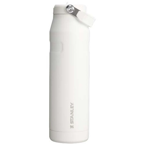 Stanley IceFlow™ 2.0 1060 ml Flasche mit Flip-Trinkhalm, weiß gefrosted bedrucken, Art.-Nr. 10088401