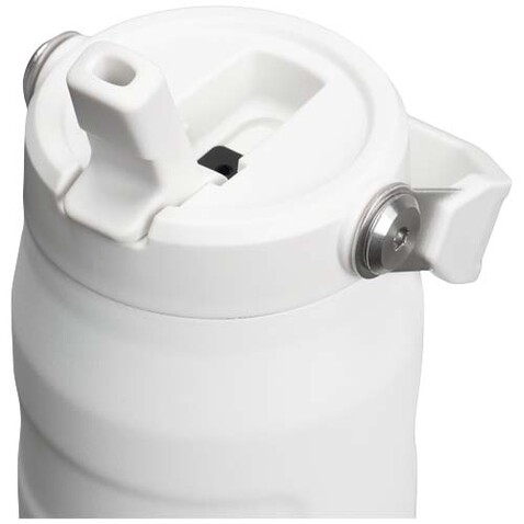 Stanley IceFlow™ 2.0 700 ml Flasche mit Flip-Trinkhalm, weiß gefrosted bedrucken, Art.-Nr. 10088501