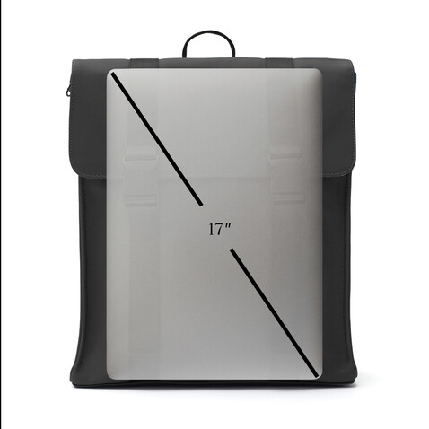 VINGA Baltimore Rucksack schwarz bedrucken, Art.-Nr. 500119