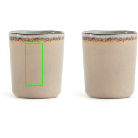Nomimono Becher, 2er-Set beige bedrucken, Art.-Nr. V432029
