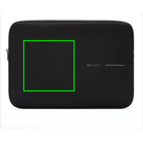 XD Design 14&quot; Laptop Sleeve schwarz, grau bedrucken, Art.-Nr. P706.201