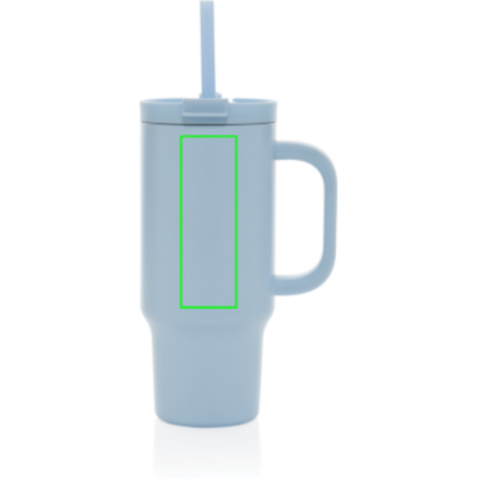 Cruiser kompakter, auslaufsicherer RCS rec. Becher 480ml blau bedrucken, Art.-Nr. P437.1515
