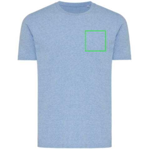 IQONIQ Brett T-Shirt aus recycelter Baumwolle light heather blue bedrucken, Art.-Nr. T9107.042.M IQONIQ Brett T-Shirt aus recycelter Baumwolle light heather blue bedrucken, Art.-Nr. T9107.042.M