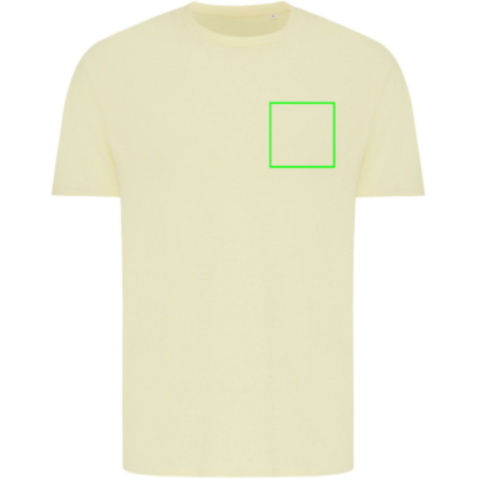 IQONIQ Brett T-Shirt aus recycelter Baumwolle cream yellow bedrucken, Art.-Nr. T9107.036.XS IQONIQ Brett T-Shirt aus recycelter Baumwolle cream yellow bedrucken, Art.-Nr. T9107.036.XS