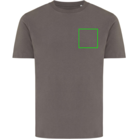 IQONIQ Brett T-Shirt aus recycelter Baumwolle anthrazit bedrucken, Art.-Nr. T9107.019.XL