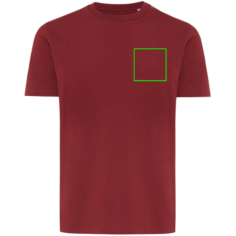 IQONIQ Brett T-Shirt aus recycelter Baumwolle burgunderrot bedrucken, Art.-Nr. T9107.007.M IQONIQ Brett T-Shirt aus recycelter Baumwolle burgunderrot bedrucken, Art.-Nr. T9107.007.M