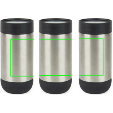 VINGA Erie 350ml Becher aus RCS rec. Stainless-Steel silber, schwarz bedrucken, Art.-Nr. V4321002 VINGA Erie 350ml Becher aus RCS rec. Stainless-Steel silber, schwarz bedrucken, Art.-Nr. V4321002