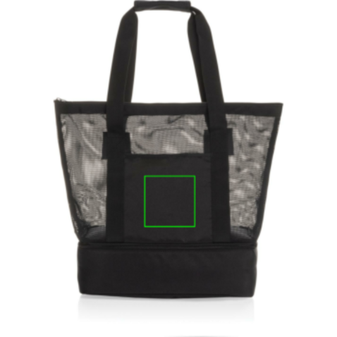 Iqlo Aware™ RPET 2-in-1 Kühltasche schwarz bedrucken, Art.-Nr. P422.4901