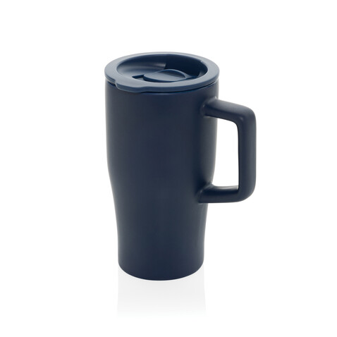 Keramik Luxe Quencher 490ml navy blau bedrucken, Art.-Nr. P437.2225