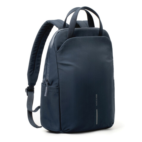 XD Design Soft Tote Rucksack navy blau, grau bedrucken, Art.-Nr. P706.3025