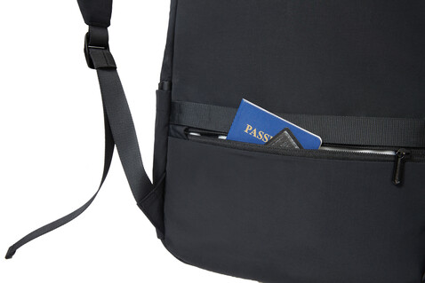 XD Design Soft Tote Rucksack schwarz, grau bedrucken, Art.-Nr. P706.3001