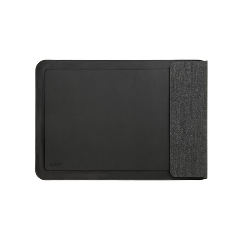 Swiss Peak magnet. 15,6&quot; Laptop-Sleeve mit 15W Ladefunktion schwarz bedrucken, Art.-Nr. P309.0701