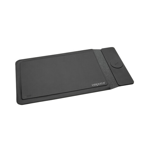 Swiss Peak magnet. 15,6&quot; Laptop-Sleeve mit 15W Ladefunktion schwarz bedrucken, Art.-Nr. P309.0701