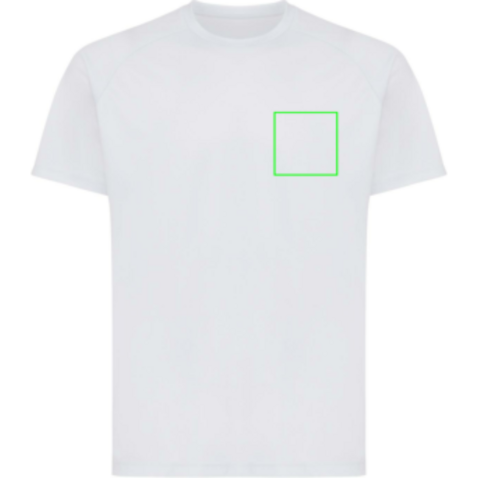 IQONIQ Tikal Sport Quick-Dry T-Shirt aus rec. Polyester Hellgrau bedrucken, Art.-Nr. T9102.031.XXXL