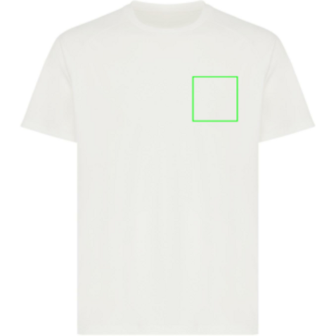 IQONIQ Tikal Sport Quick-Dry T-Shirt aus rec. Polyester weiß bedrucken, Art.-Nr. T9102.004.M
