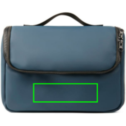 VINGA Baltimore Reise-Kosmetiktasche navy blau bedrucken, Art.-Nr. V820025