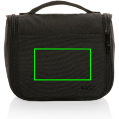 Swiss Peak Lohan AWARE™ Kosmetiktasche schwarz bedrucken, Art.-Nr. P820.851 Swiss Peak Lohan AWARE™ Kosmetiktasche schwarz bedrucken, Art.-Nr. P820.851