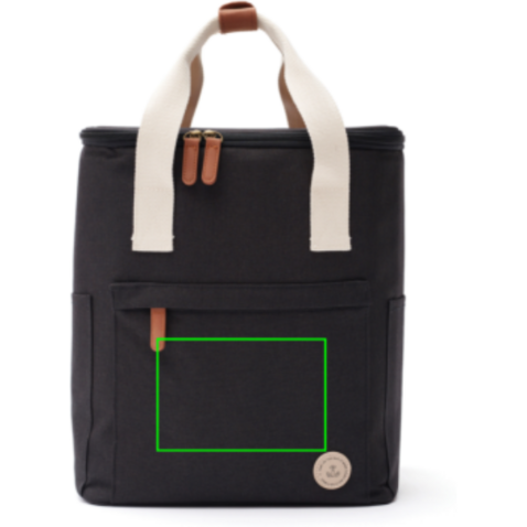 VINGA Sortino Wanderkühlrucksack schwarz bedrucken, Art.-Nr. 51103