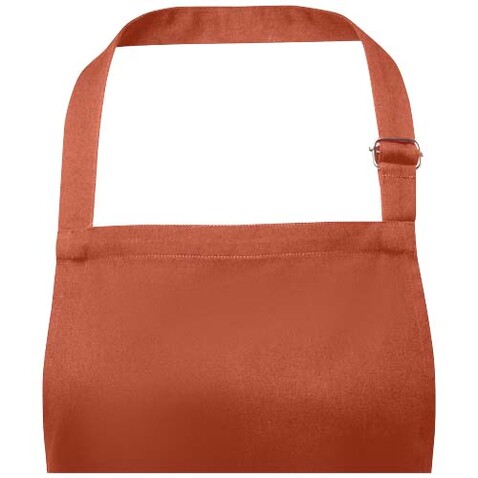 Andrea 240 g/m² Schürze mit verstellbarem Nackenband, Brick bedrucken, Art.-Nr. 11333432