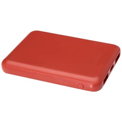 Asama 5000 mAh Typ-C Powerbank aus recyceltem Kunststoff, Brick bedrucken, Art.-Nr. 12438332