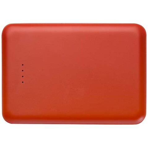 Asama 5000 mAh Typ-C Powerbank aus recyceltem Kunststoff, Brick bedrucken, Art.-Nr. 12438332
