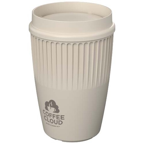 Cirrus 350 ml Becher mit 360°-Deckel, Sandstone bedrucken, Art.-Nr. 21046206