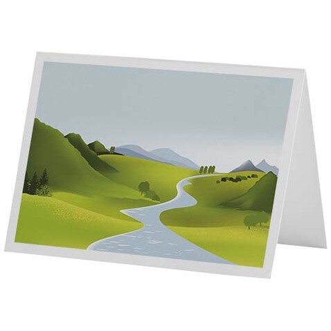 Herald A6 Grußkarte, weiss bedrucken, Art.-Nr. 21075201