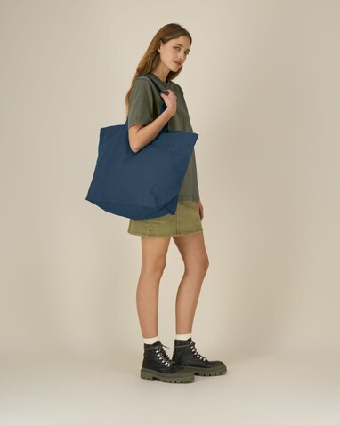Shopping Bag 2.0 - Der schwere gewebte Shopper - Deep Teal - OS bedrucken, Art.-Nr. STAU117C136OS
