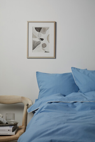 VINGA Marston OCS Bio-Baumwoll-Bettwäsche, 4er-Set blau bedrucken, Art.-Nr. V4190005 VINGA Marston OCS Bio-Baumwoll-Bettwäsche, 4er-Set blau bedrucken, Art.-Nr. V4190005