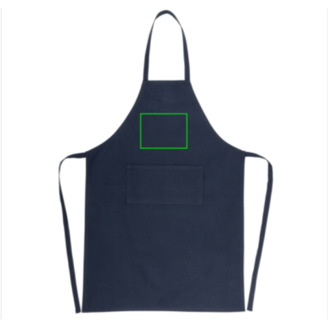 Impact AWARE™ recycelte Baumwollschürze 180gr navy blau bedrucken, Art.-Nr. P262.849