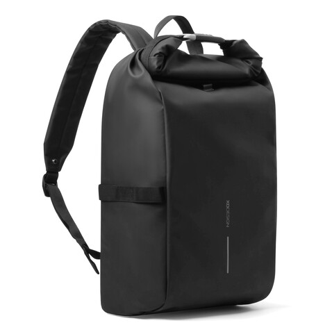 Urban wasserabweisender Fahrrad-Rucksack schwarz, grau bedrucken, Art.-Nr. P706.3101