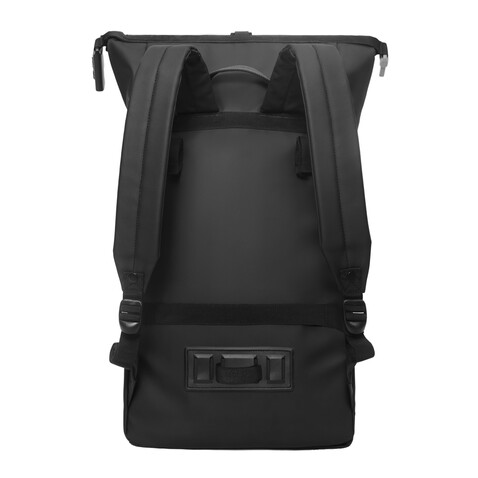 Urban wasserabweisender Fahrrad-Rucksack schwarz, grau bedrucken, Art.-Nr. P706.3101