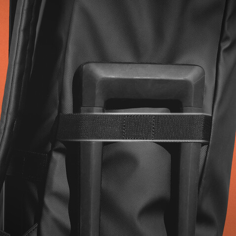 Urban wasserabweisender Fahrrad-Rucksack schwarz, grau bedrucken, Art.-Nr. P706.3101