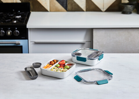 Black+Blum Lunch Box Original turkis bedrucken, Art.-Nr. P439.0233 Black+Blum Lunch Box Original turkis bedrucken, Art.-Nr. P439.0233