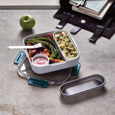 Black+Blum Lunch Box Original turkis bedrucken, Art.-Nr. P439.0233 Black+Blum Lunch Box Original turkis bedrucken, Art.-Nr. P439.0233