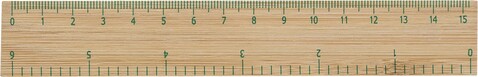 Lineal aus Bambus Greta – Braun bedrucken, Art.-Nr. 011999999_8930