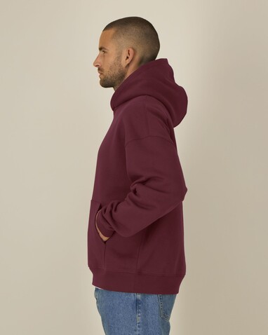 Chaser - Der Relaxed Unisex-Hoodie - Burgundy - M bedrucken, Art.-Nr. STSU077C2441M