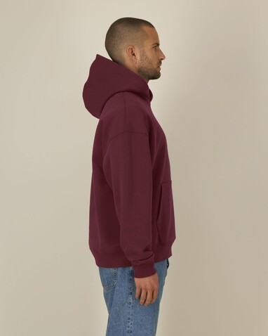 Chaser - Der Relaxed Unisex-Hoodie - Burgundy - XS bedrucken, Art.-Nr. STSU077C244XS