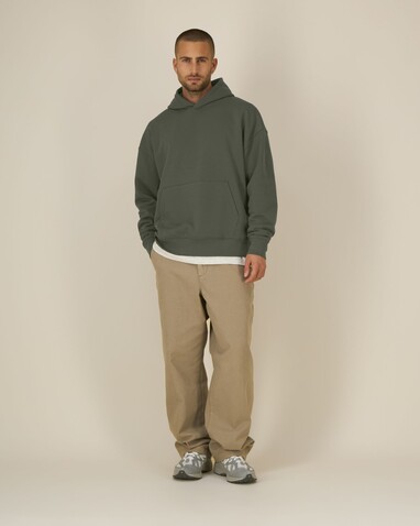 Chaser - Der Relaxed Unisex-Hoodie - Khaki - XS bedrucken, Art.-Nr. STSU077C223XS