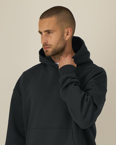 Chaser - Der Relaxed Unisex-Hoodie - Black - L bedrucken, Art.-Nr. STSU077C0021L
