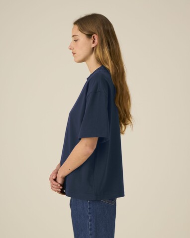 Asher - Das schwere Boxy Unisex-T-Shirt - French Navy - XL bedrucken, Art.-Nr. STTU078C7271X Asher - Das schwere Boxy Unisex-T-Shirt - French Navy - XL bedrucken, Art.-Nr. STTU078C7271X