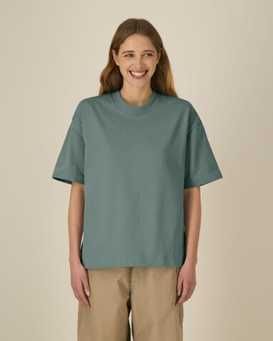 Asher - Das schwere Boxy Unisex-T-Shirt - Green Bay - XXS bedrucken, Art.-Nr. STTU078C1442S Asher - Das schwere Boxy Unisex-T-Shirt - Green Bay - XXS bedrucken, Art.-Nr. STTU078C1442S
