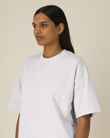 Asher - Das schwere Boxy Unisex-T-Shirt - Cool Heather Grey - M bedrucken, Art.-Nr. STTU078C1461M Asher - Das schwere Boxy Unisex-T-Shirt - Cool Heather Grey - M bedrucken, Art.-Nr. STTU078C1461M