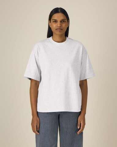 Asher - Das schwere Boxy Unisex-T-Shirt - Cool Heather Grey - XXS bedrucken, Art.-Nr. STTU078C1462S Asher - Das schwere Boxy Unisex-T-Shirt - Cool Heather Grey - XXS bedrucken, Art.-Nr. STTU078C1462S