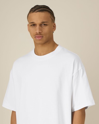 Asher - Das schwere Boxy Unisex-T-Shirt - White - S bedrucken, Art.-Nr. STTU078C0011S Asher - Das schwere Boxy Unisex-T-Shirt - White - S bedrucken, Art.-Nr. STTU078C0011S