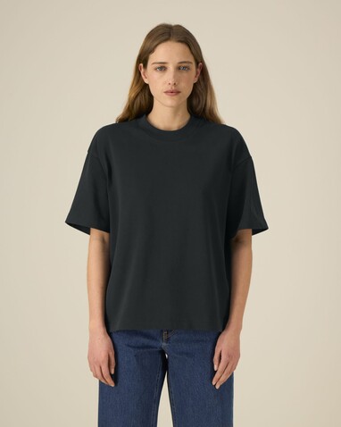 Asher - Das schwere Boxy Unisex-T-Shirt - Black - L bedrucken, Art.-Nr. STTU078C0021L