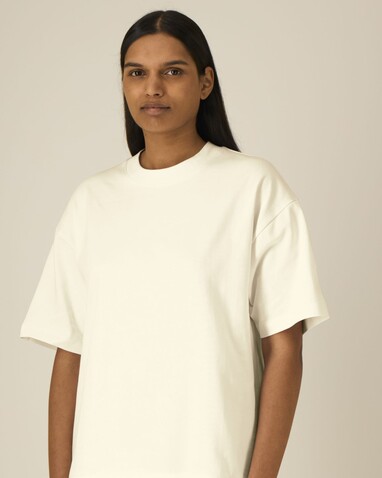 Asher - Das schwere Boxy Unisex-T-Shirt - Cream - L bedrucken, Art.-Nr. STTU078C3611L Asher - Das schwere Boxy Unisex-T-Shirt - Cream - L bedrucken, Art.-Nr. STTU078C3611L