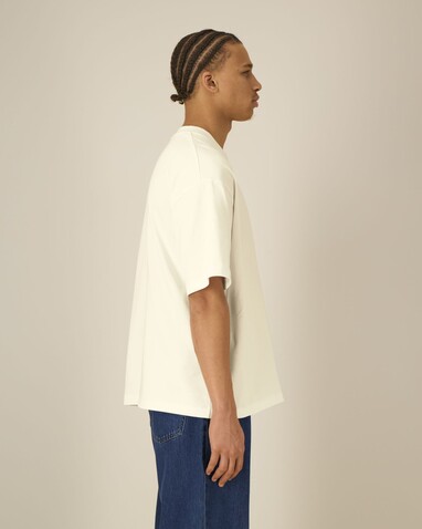 Asher - Das schwere Boxy Unisex-T-Shirt - Cream - XL bedrucken, Art.-Nr. STTU078C3611X