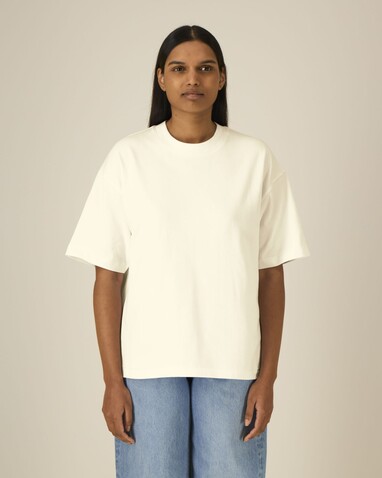 Asher - Das schwere Boxy Unisex-T-Shirt - Cream - XS bedrucken, Art.-Nr. STTU078C361XS