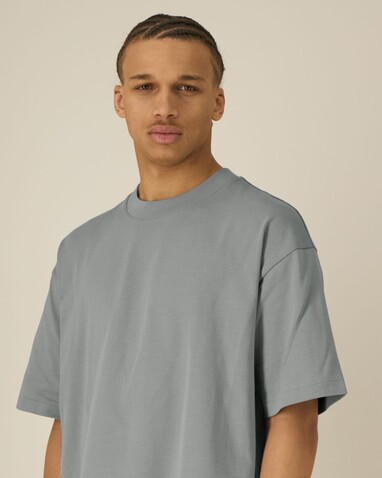 Asher - Das schwere Boxy Unisex-T-Shirt - Misty Grey - XL bedrucken, Art.-Nr. STTU078C1381X Asher - Das schwere Boxy Unisex-T-Shirt - Misty Grey - XL bedrucken, Art.-Nr. STTU078C1381X